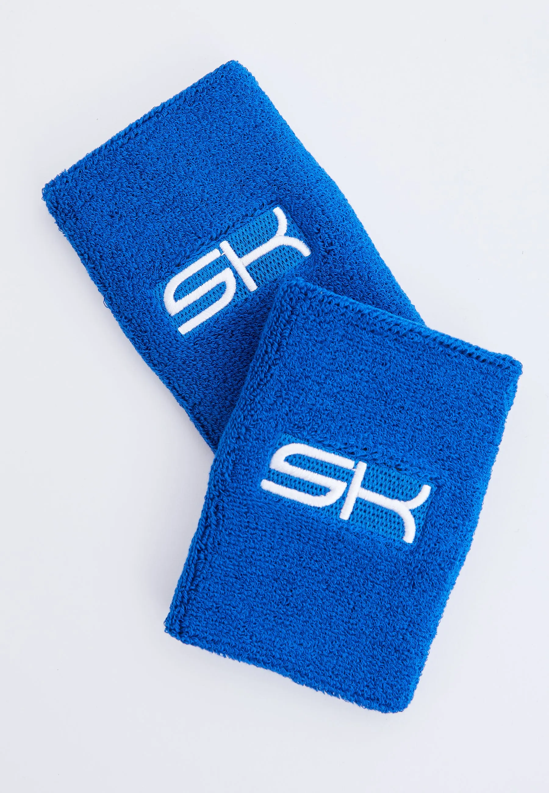 Tennis Wristbands large, 2 pcs, cobalt blue