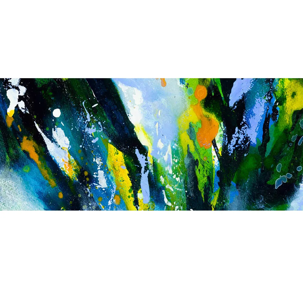 The Abstract Trilogy - Sunburst Cashmere and Silk Wrap
