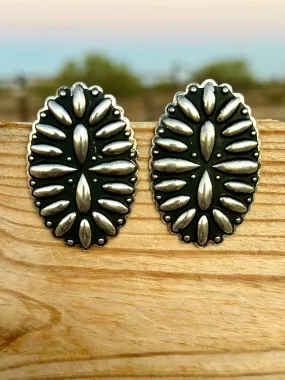 The West of Pecos Concho Earrings