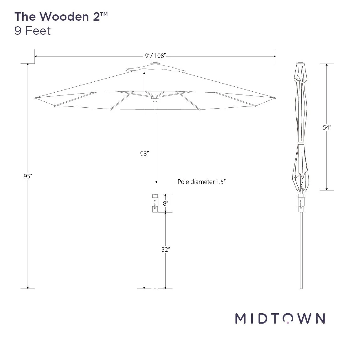 The Wooden 2™ - Sunbrella Cast Shale