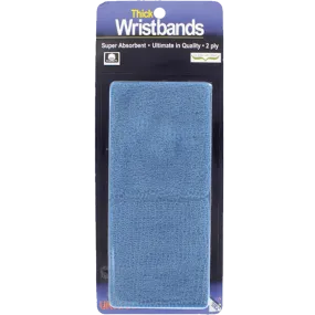 Thick 2-Ply Wristband - Light Blue