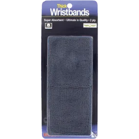 Thick 2-Ply Wristband - Navy