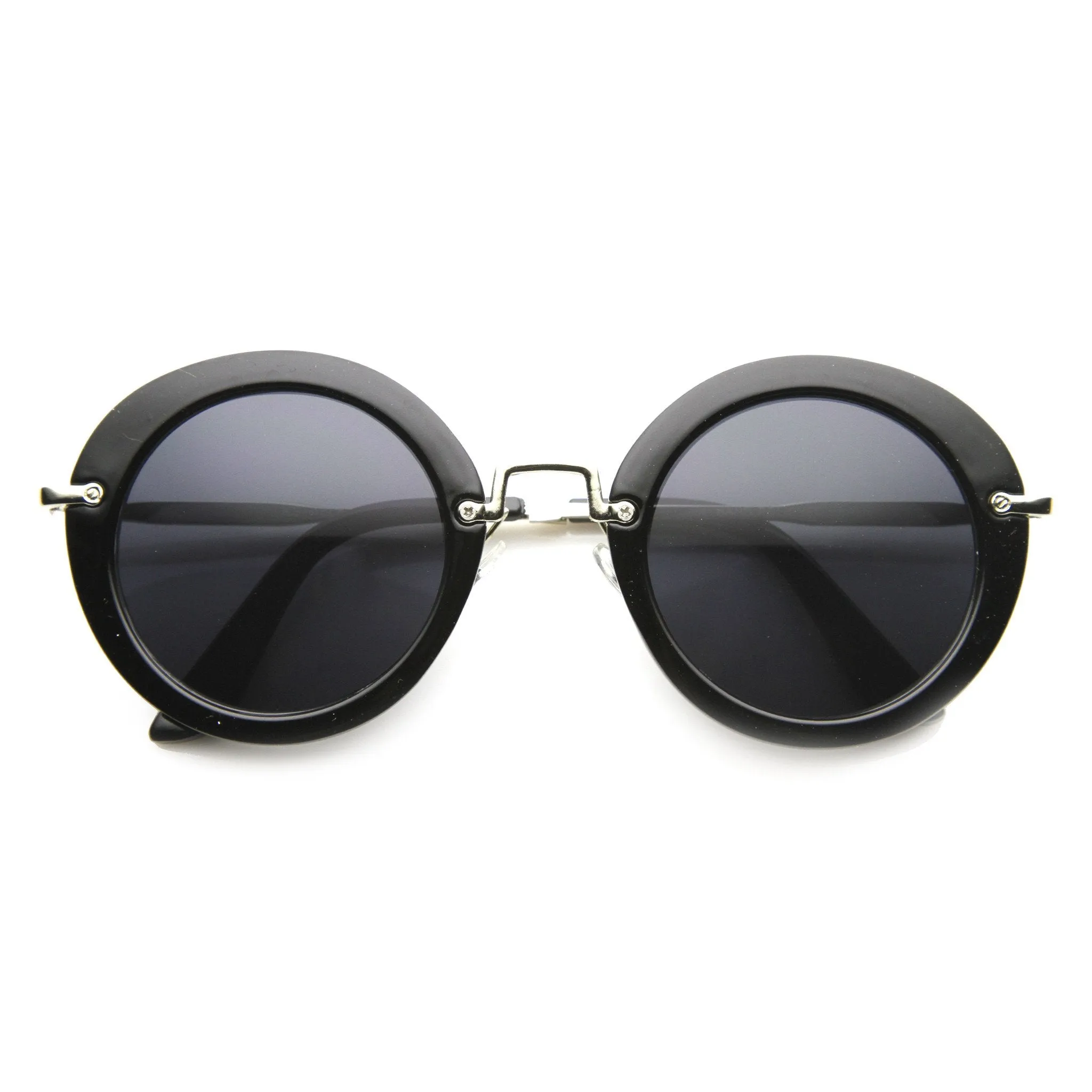 Trendy Womens Fashion Oversize Round Sunglasses 9345