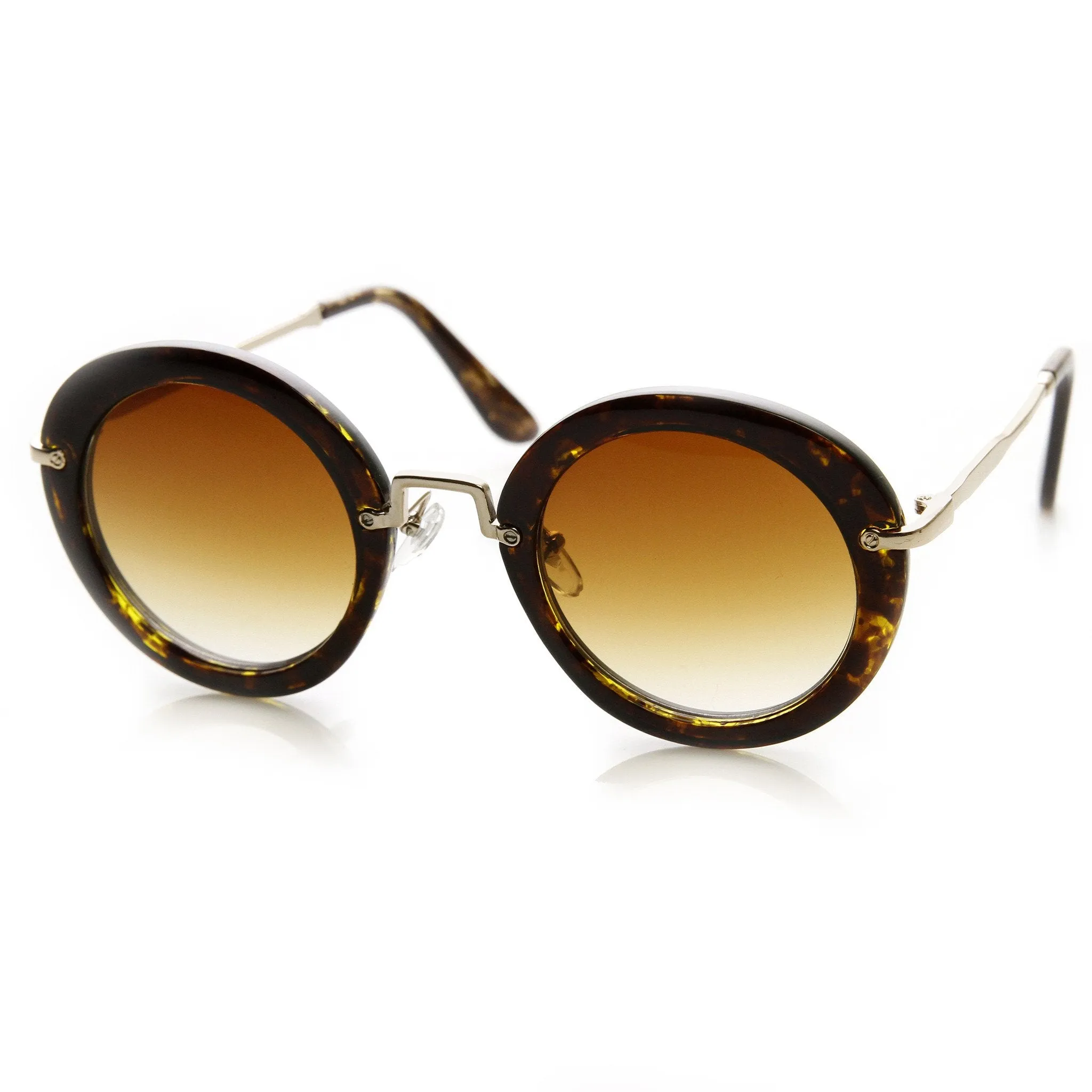 Trendy Womens Fashion Oversize Round Sunglasses 9345