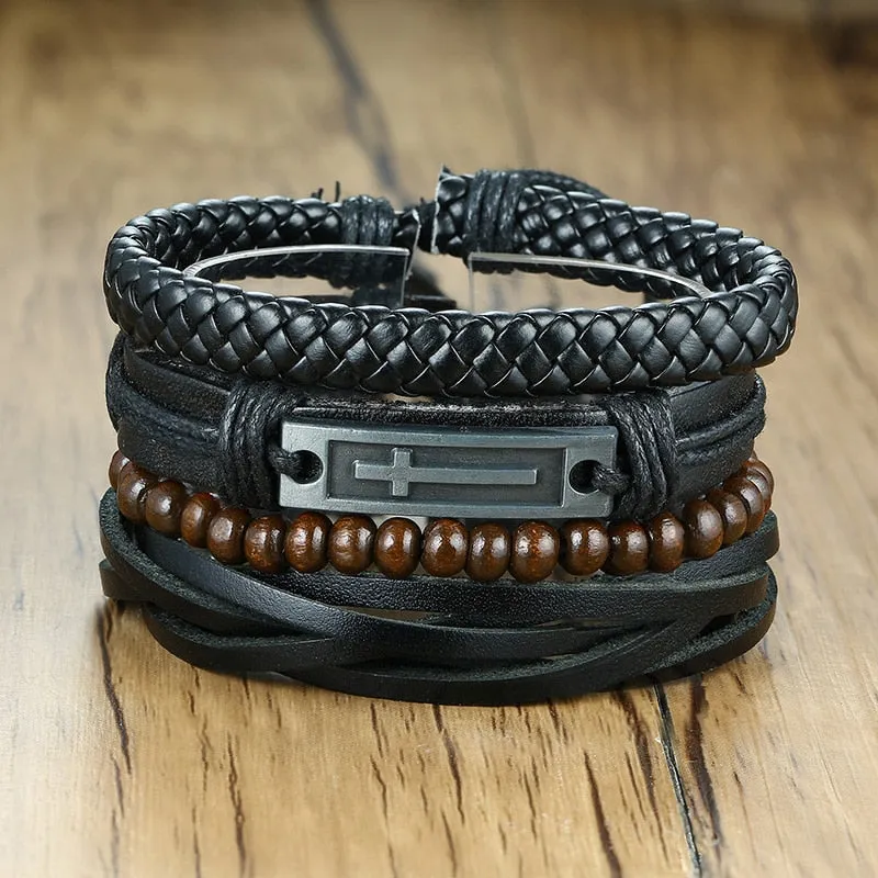 Tribal Wristbands 4Pcs/ Set