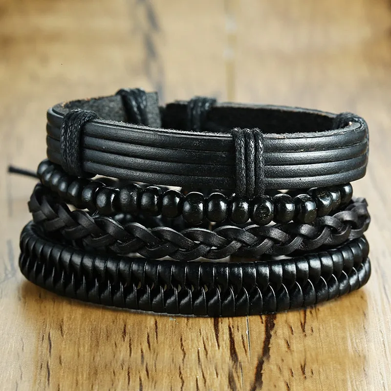 Tribal Wristbands 4Pcs/ Set
