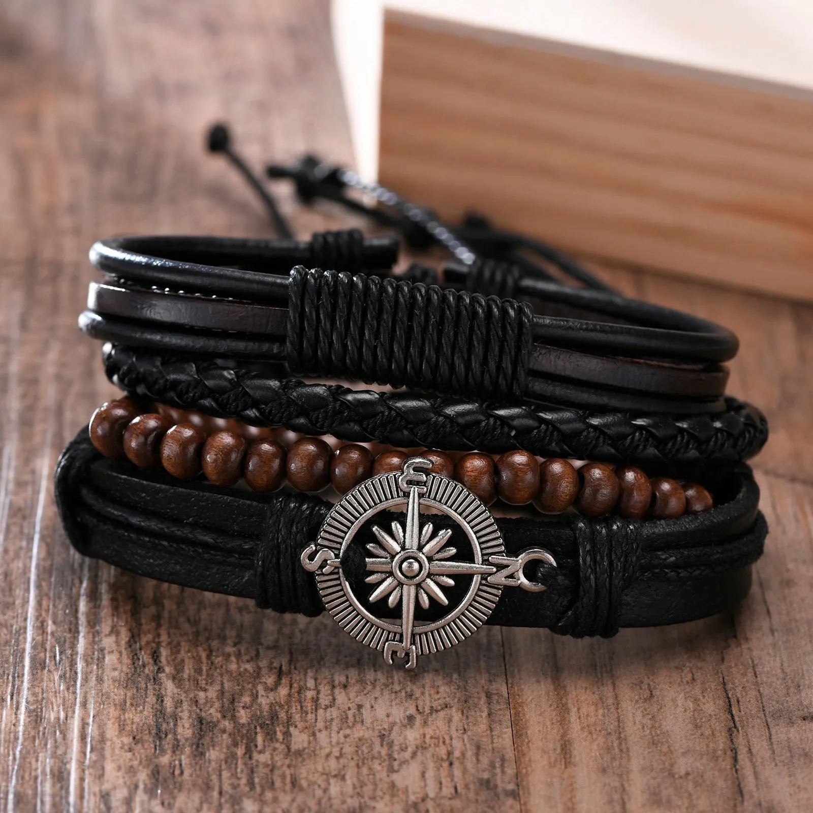 Tribal Wristbands 4Pcs/ Set
