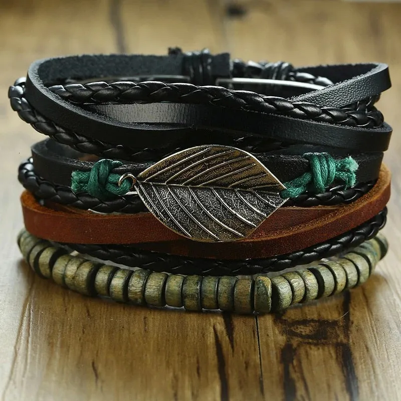 Tribal Wristbands 4Pcs/ Set