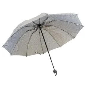 Trifold Polka Dots Brolly, Black