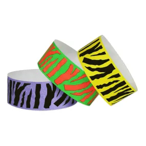 Tytan-Band® Expressions Tyvek Wristbands 1" Tiger Design TX31 (500/Pack)