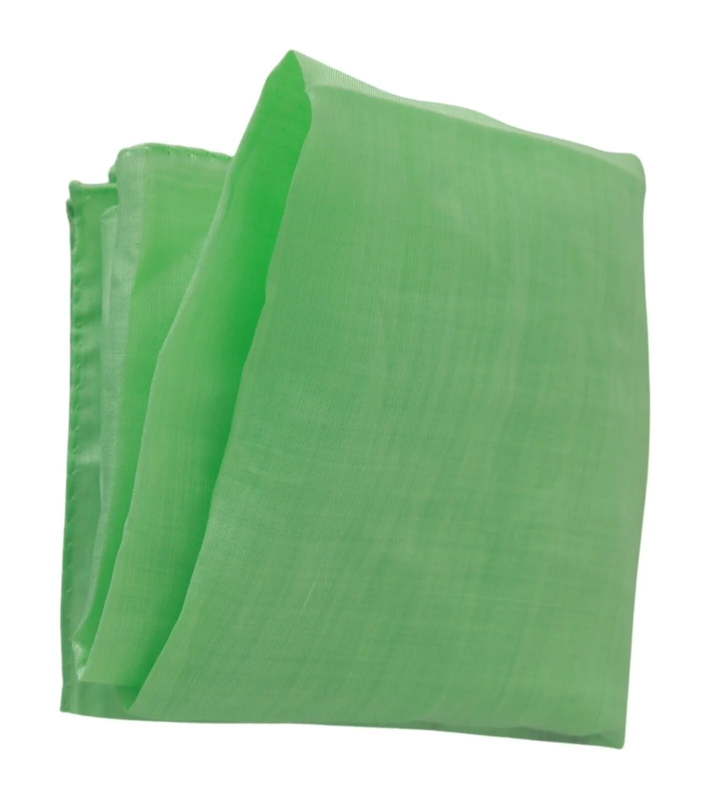 Versace Apple Green Linen Fouard Scarf
