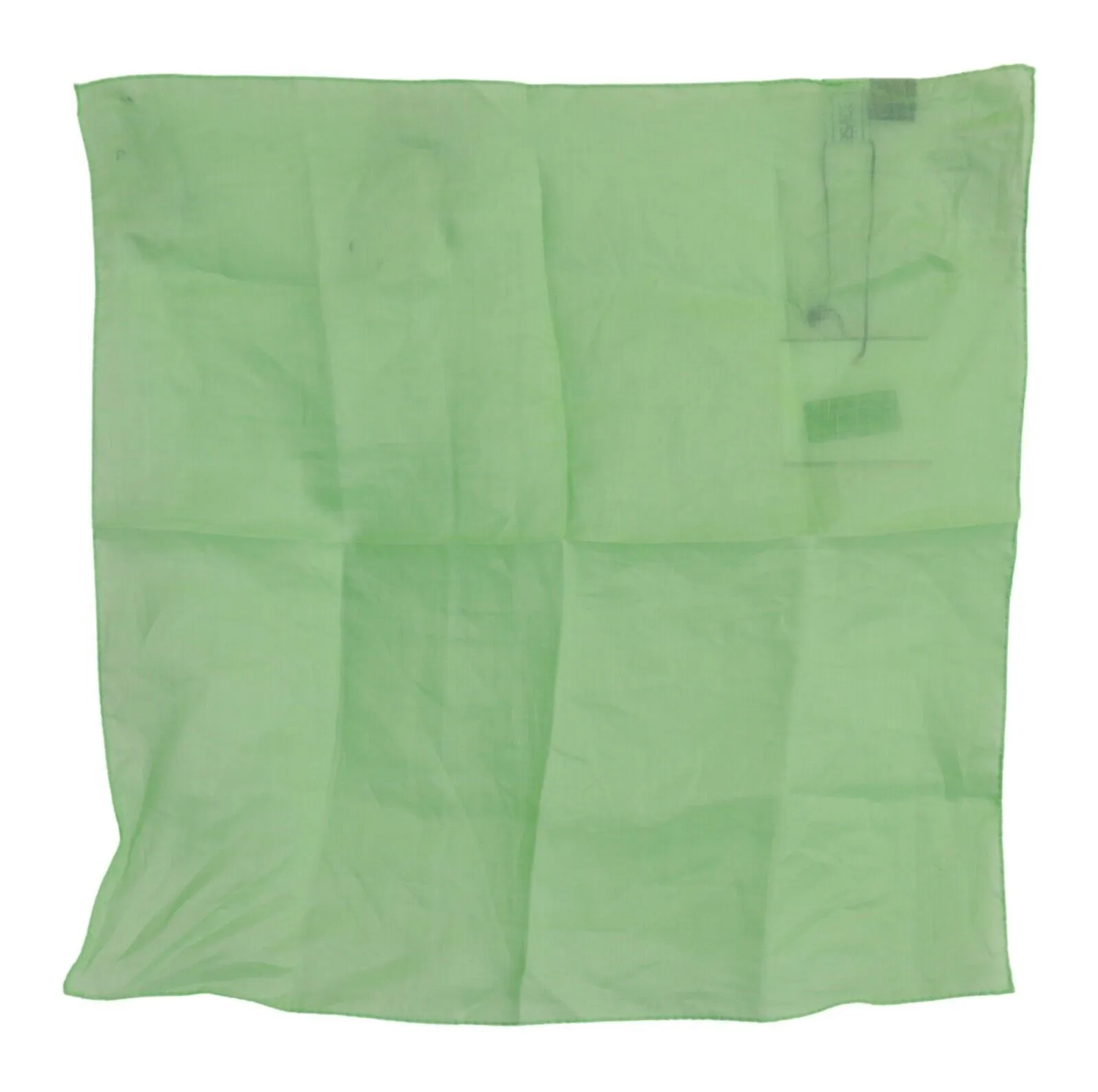 Versace Apple Green Linen Fouard Scarf