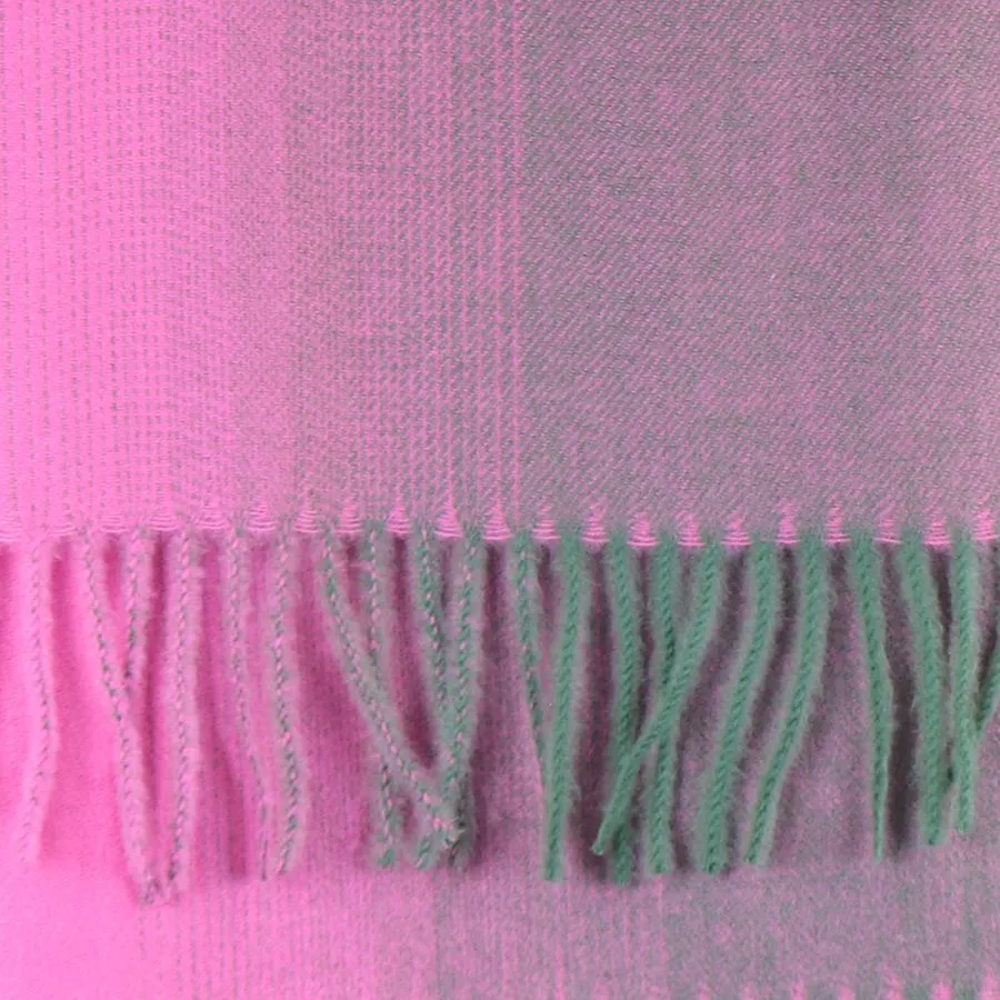 Vibrant Pink Ombré Scarf
