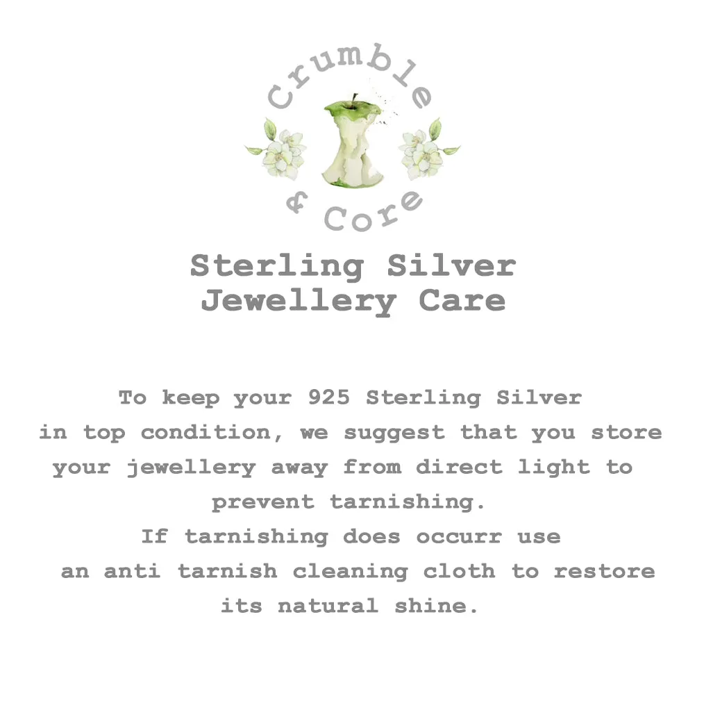 Vintage Sterling Silver Stud Earrings in Sentimental Box