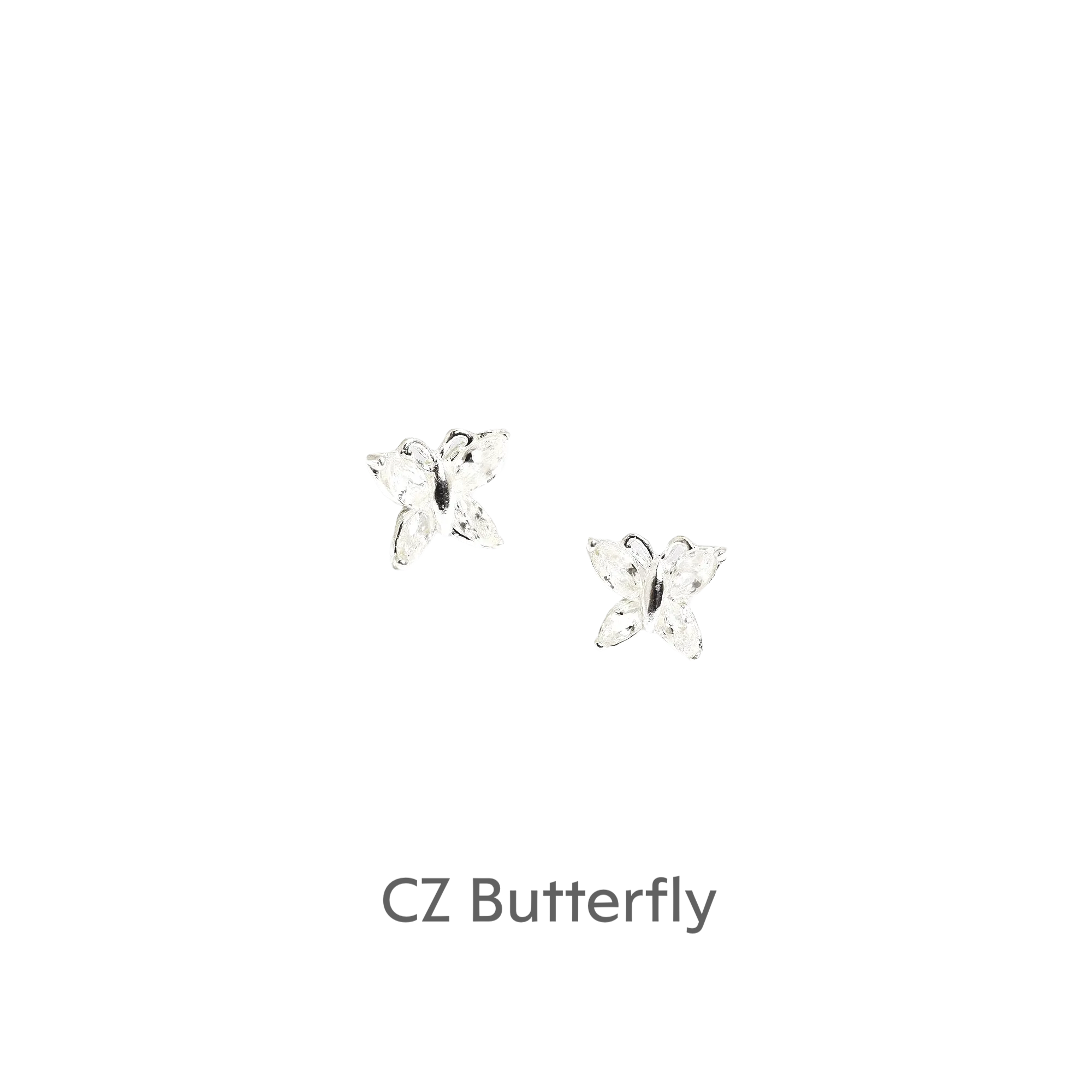 Vintage Sterling Silver Stud Earrings in Sentimental Box