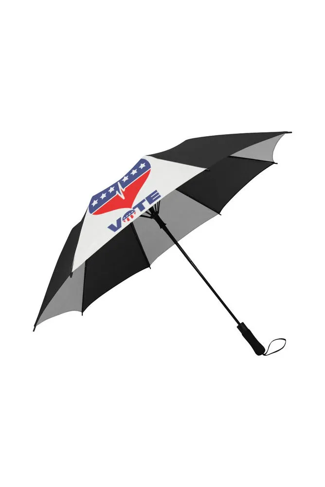 VOTE even if it rains Semi-Automatic Foldable Umbrella