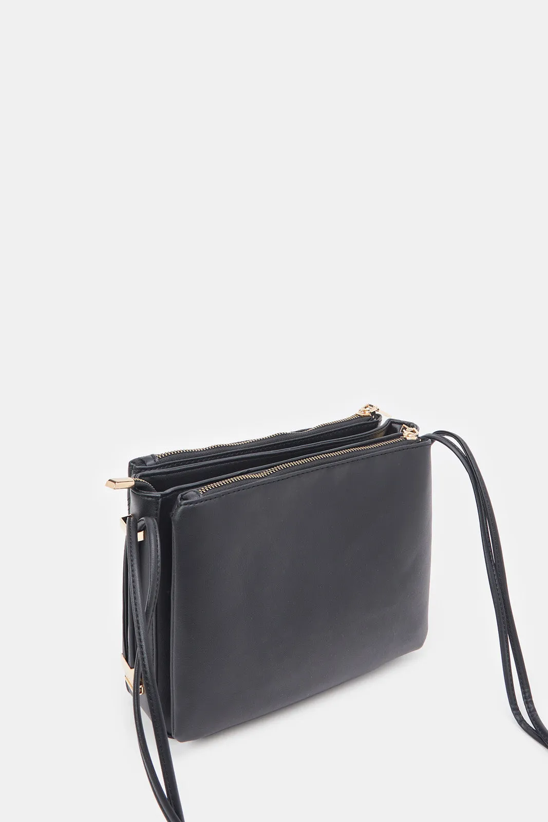 Women Black Quilted Cross Body Bag