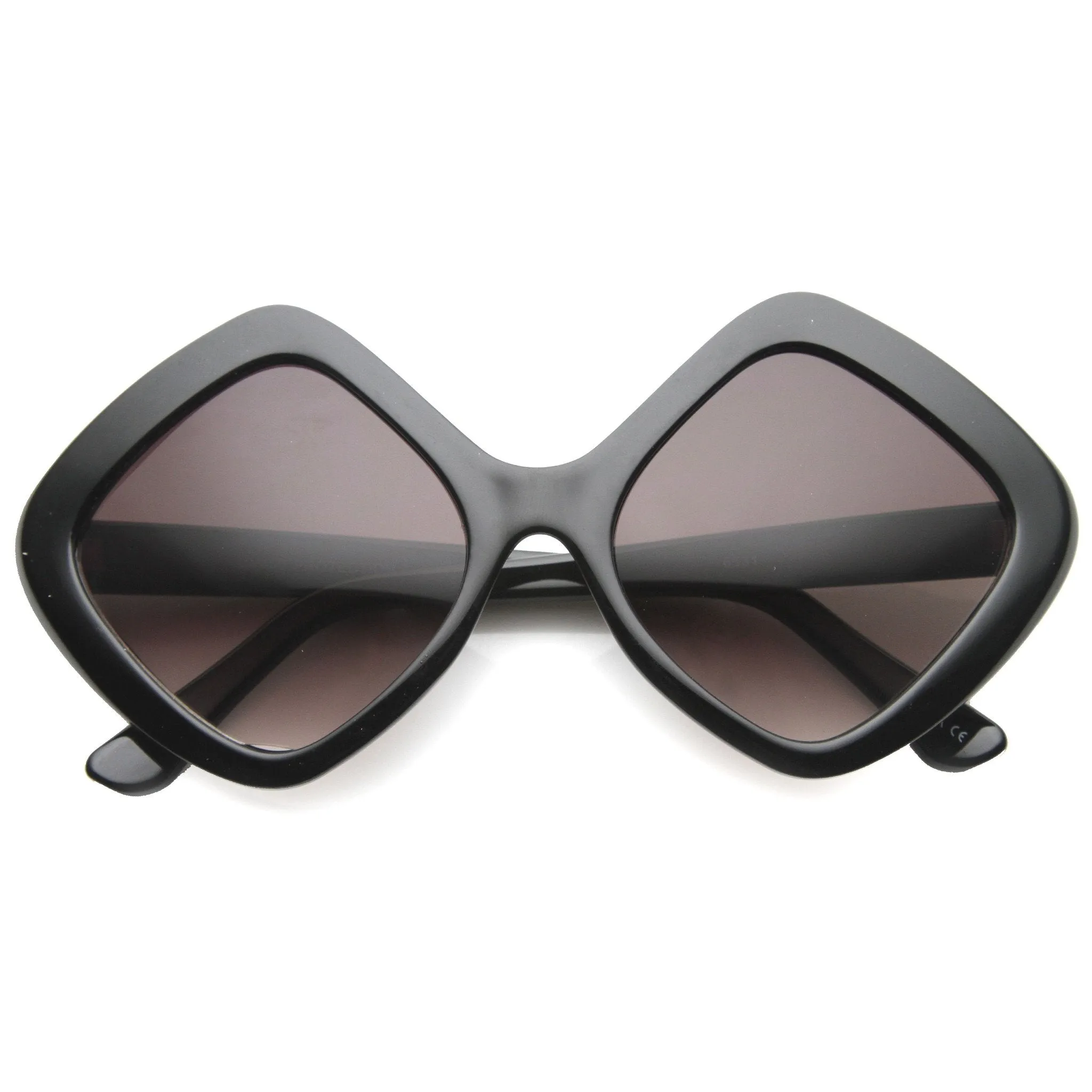 Women's Indie Oversize Diamond Shape Sunglasses 9968