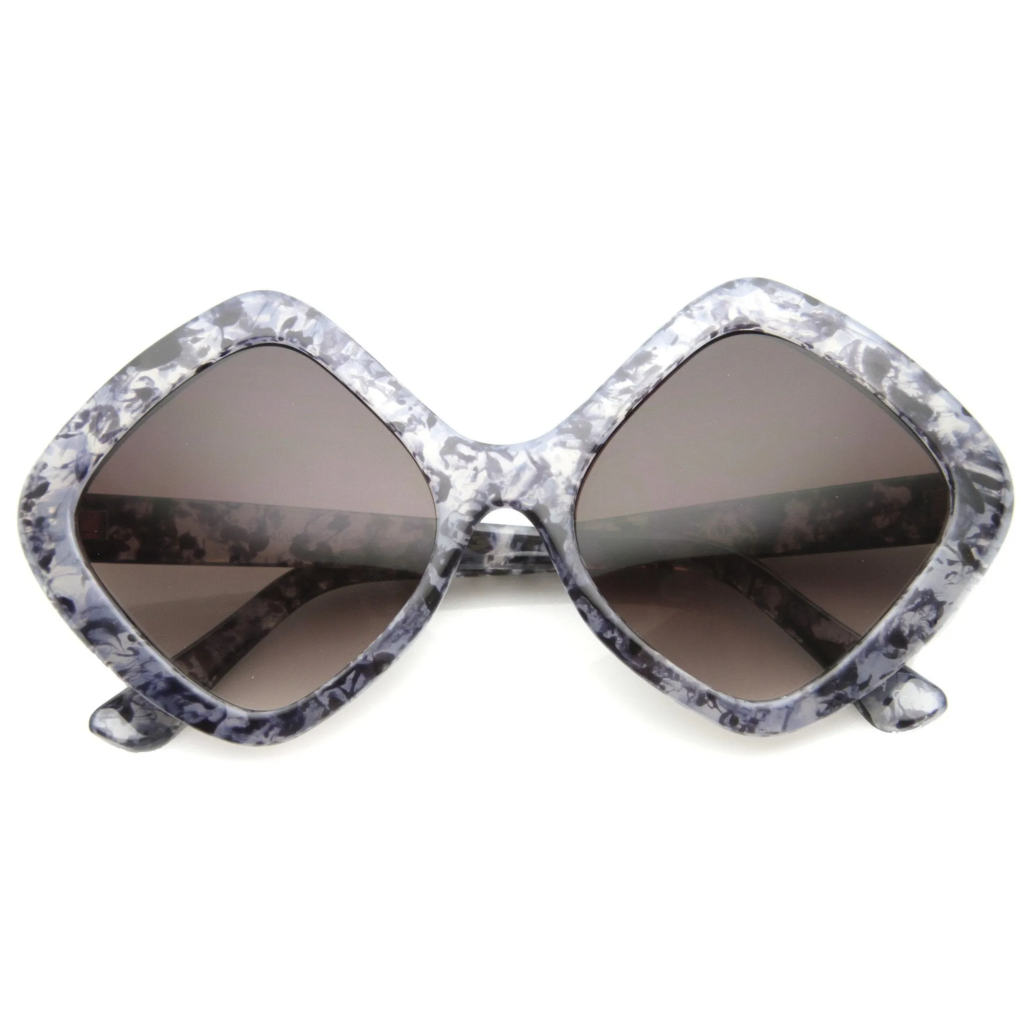 Women's Indie Oversize Diamond Shape Sunglasses 9968