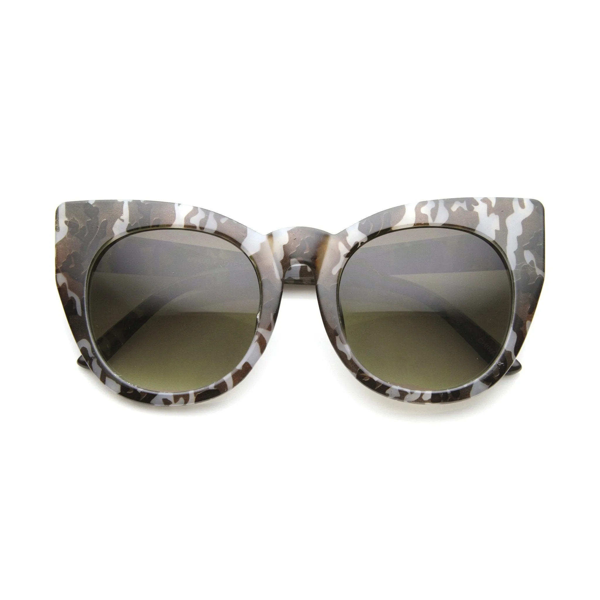 Women's Retro 1960's Mod Oversize Cat Eye Sunglasses