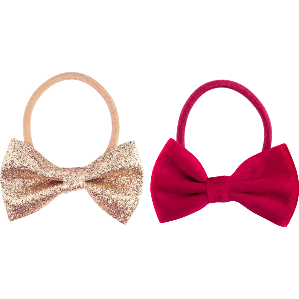 xmas KiSSES hair ties
