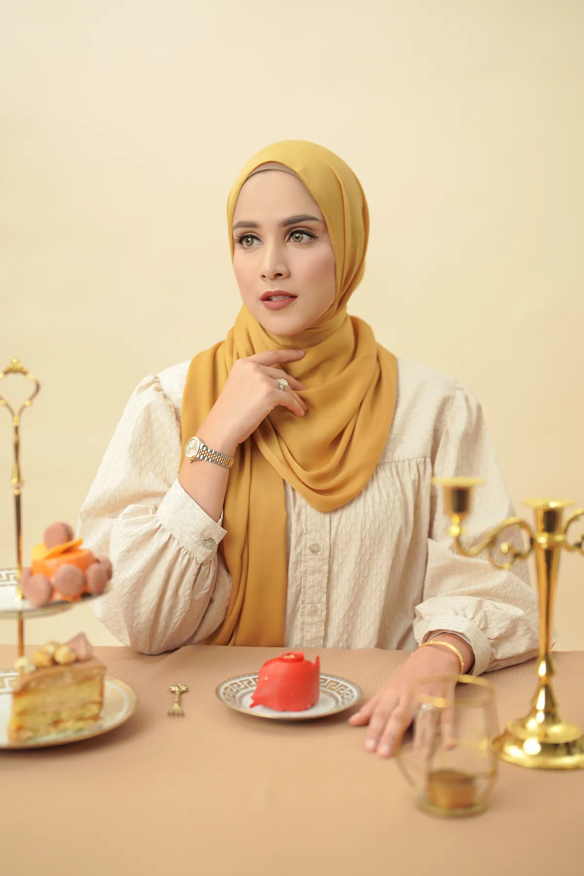 Zara Shawl - Golden Spice