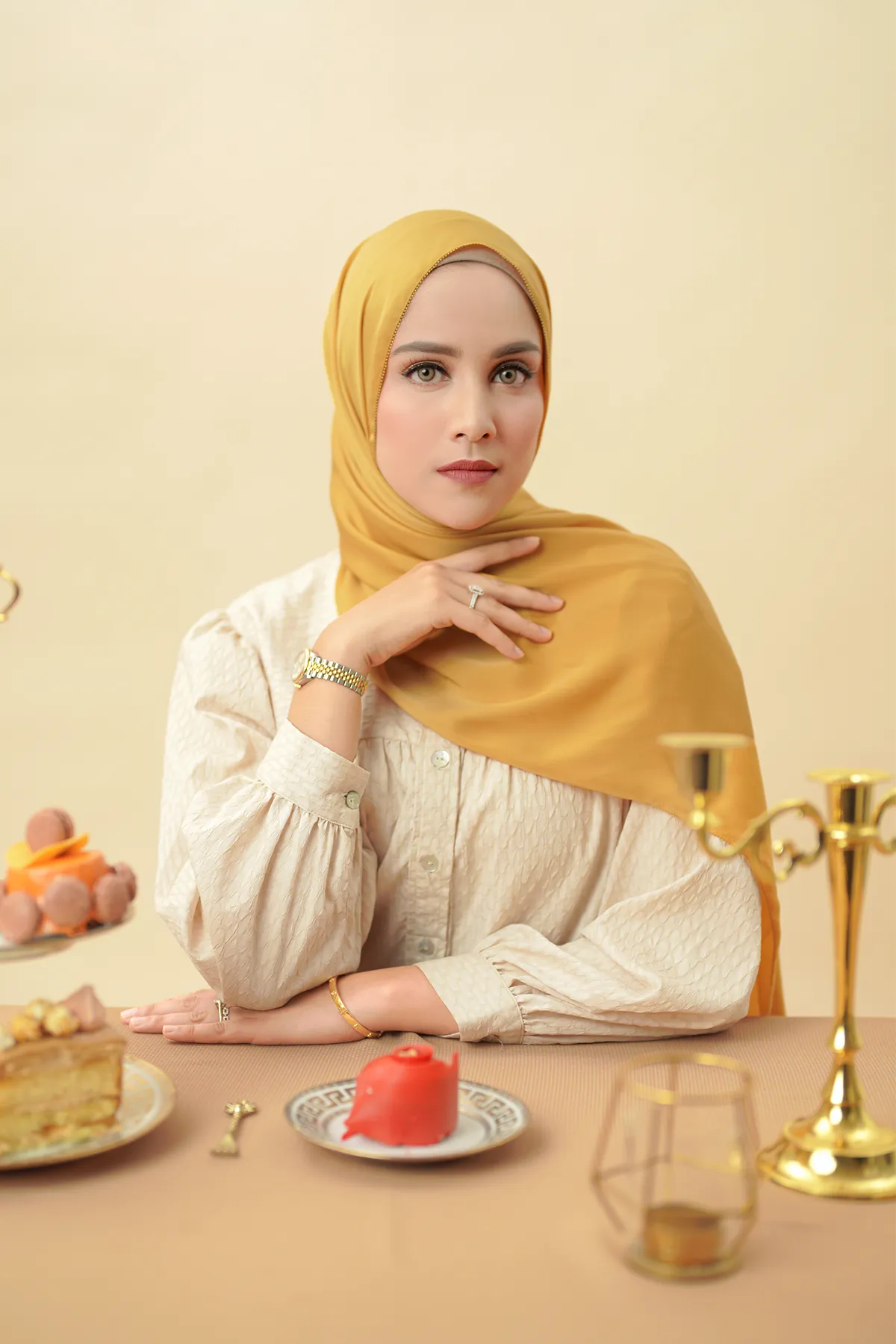 Zara Shawl - Golden Spice